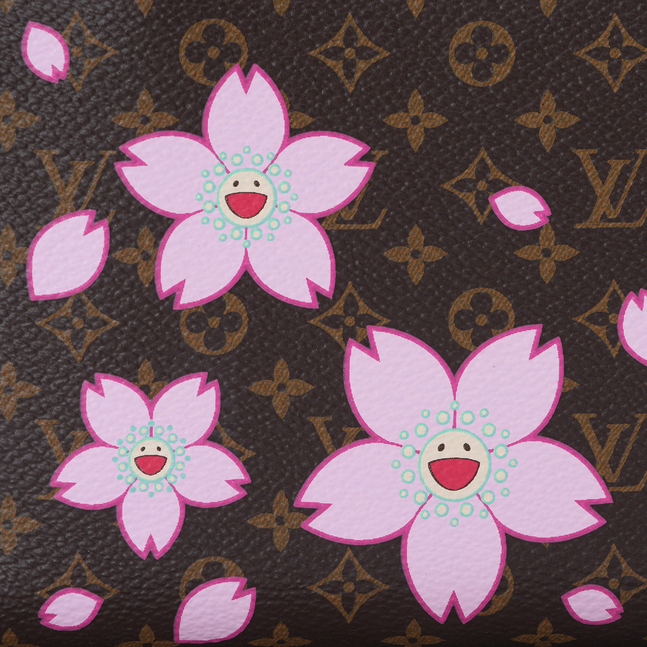 LOUIS VUITTON(USED)루이비통 M13433 무라카미 타카시 지퍼 월릿